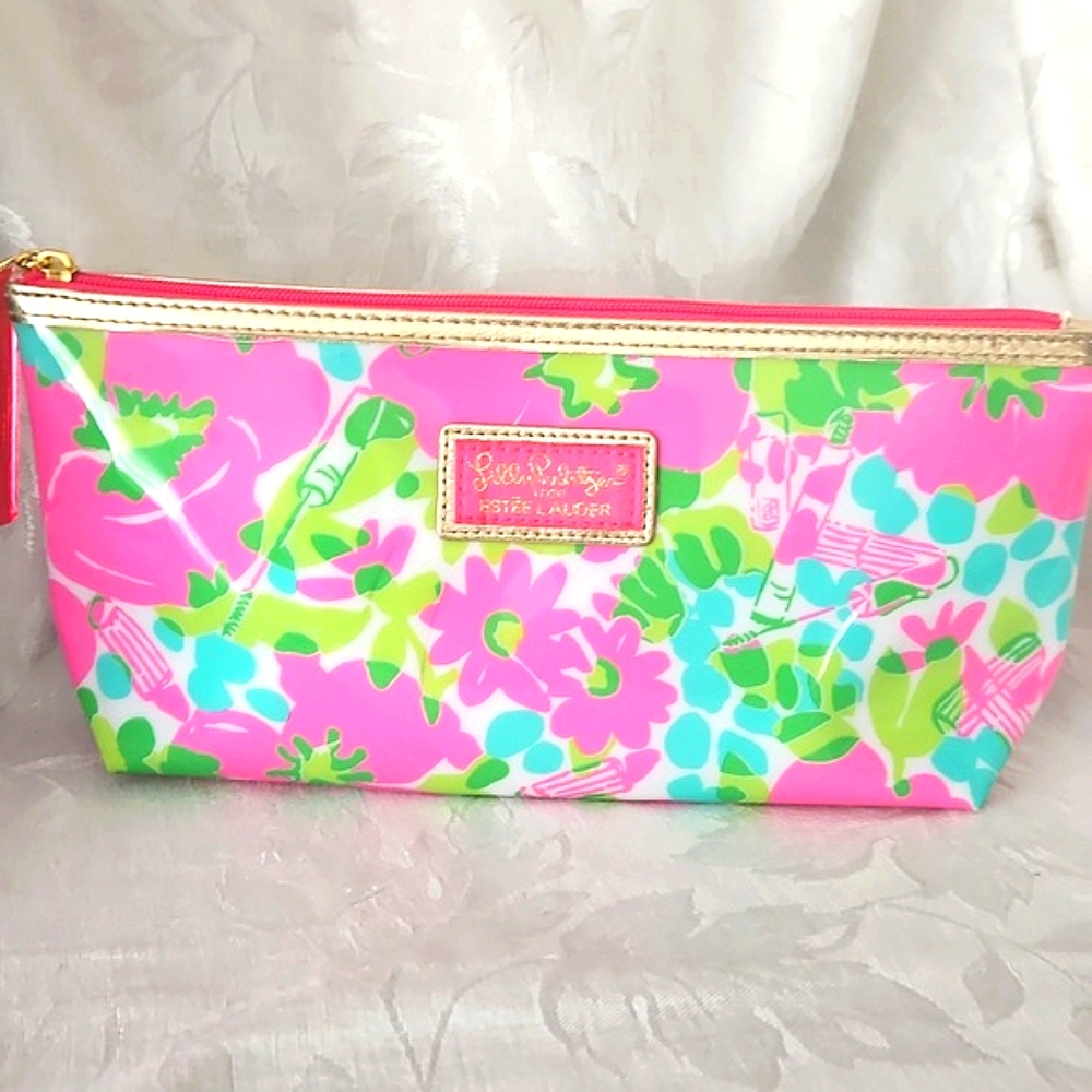Lilly Pulitzer For Estee Lauder Cosmetic Bag.